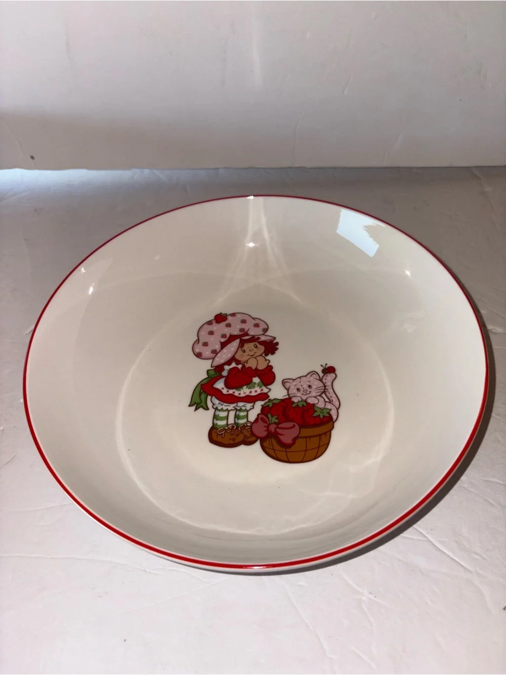 NWT - Strawberry Shortcake 9” Ceramic Pasta Bowl